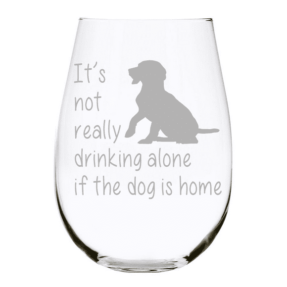 Personalized Staffordshire Bull Terrier Pet Dog Etched Wine Glass 12.75oz 